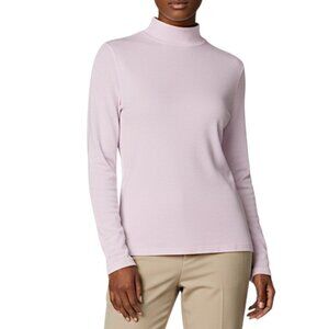 Reference Point Pale Pink Turtleneck Tee Women's Size M